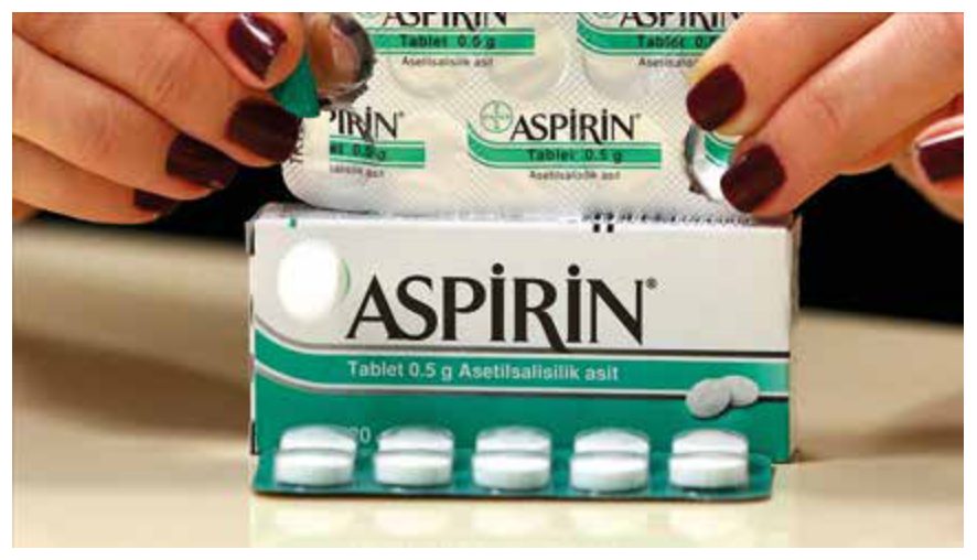 Aspirin kutuları